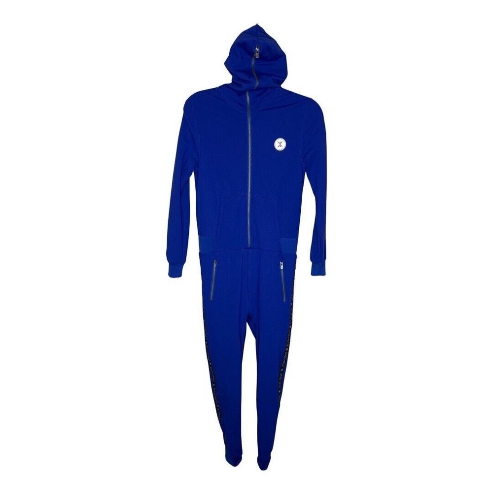 OnePiece Jumpsuit Mens XS Royal Blue Sweat Suit The Norwegian Original Comfy‎